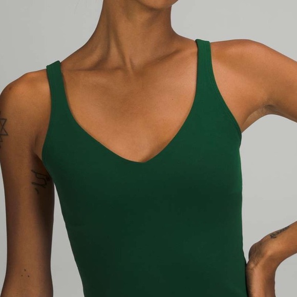 Lululemon Align Waist-Length Tank Top in Everglade Green - Picture 4 of 9